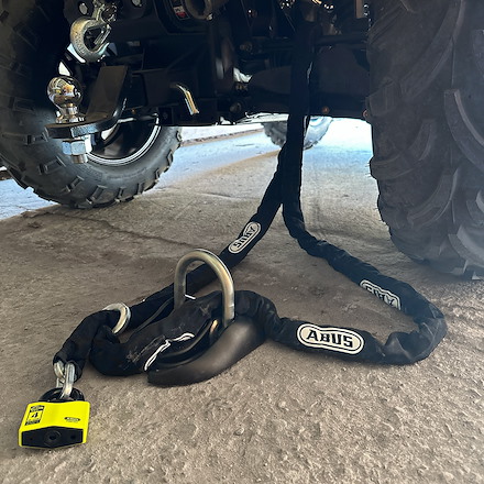 5 viktige punkter for å låse din ATV riktig