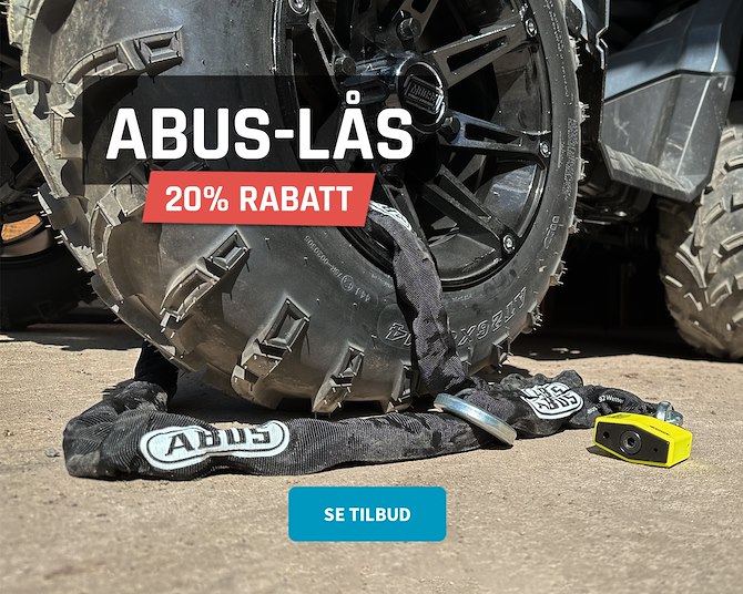 Abus-lås - 20% rabatt