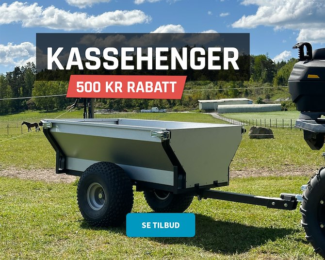 Kassehenger – 500 kr rabatt