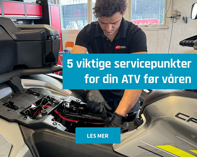 5 viktige servicepunkter for din ATV før våren