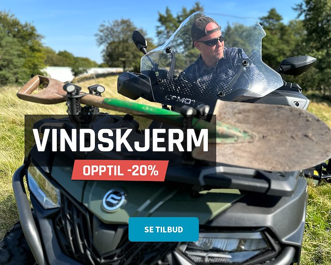 Vindskjermer opptil -20%
