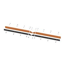 IB Gummiskrapestål Polyuretan V-plog 180/182 cm IB Gummiskrapestål Polyuretan V-plog 180/182 cm