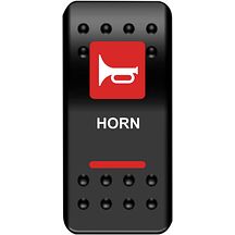 Strømbryter dashbord signalhorn rød Strømbryter dashbord signalhorn rød