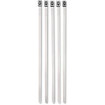 Kabelstriper i rustrfritt stål 5-pakning, 35 cm