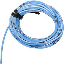 Kabel 14A 4 meter lyseblå/hvit
