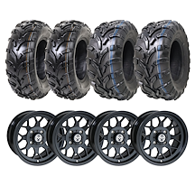 ATV Hjul 4/110 P373 MudTrail 26x14 Aluminium