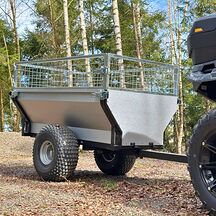Gårdsvogn ATV 500 kg med nettinglemmer