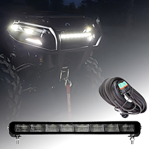 Lysramp 15 Tommer 80W / 7360 Lumen med Kabelsett