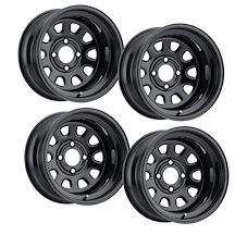 ATV Stålfelg Sort 4/110