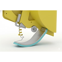 Glideplast til Glidesko Rammy ATV Snöfreser (Par)