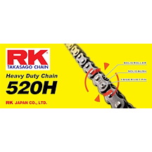 ATV/MX Kjede RK 520 120 lenker