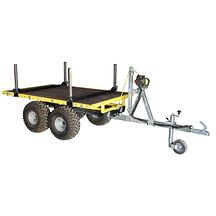 Tømmerbjelker/IBC-tankfeste IB Flakvogn Boggie 1200 Høybyggd