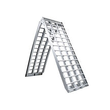 Lasterampe Sammenleggbar Aluminium Sølv 238cm Maks 680Kg