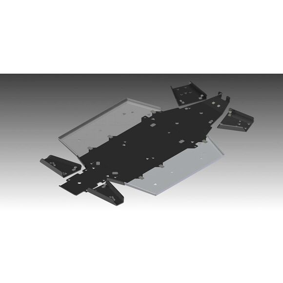 POLARIS Bukplate Polaris Ranger 900 XP / 1000 Diesel, plast/aluminium