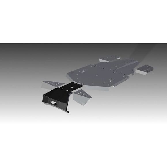 POLARIS Bukplate Polaris ACE 325/570 + støtfanger med vinsjfeste, aluminium