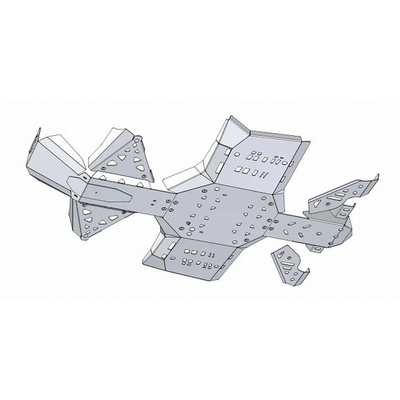 Iron Baltic (IB) Bukplate Can Am Outlander G2 (2012–2016) 500/570/650/800/1000 kort, aluminium