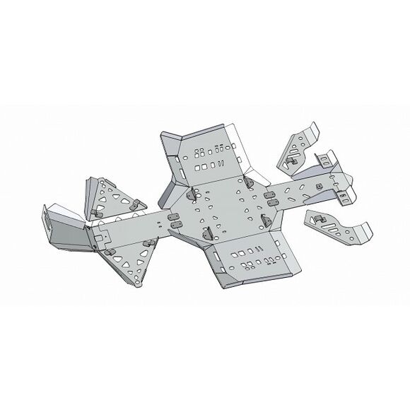 Iron Baltic (IB) Bukplate Can Am Outlander G2 (2012–2016) 500/570/650/800/1000 kort, aluminium