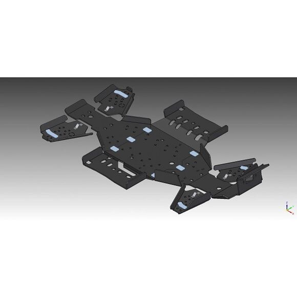 ARCTIC CAT Bukplate Arctic Cat 1000 XT, plast