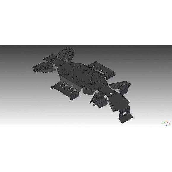 ARCTIC CAT Bukplate Arctic Cat 1000 XT, plast