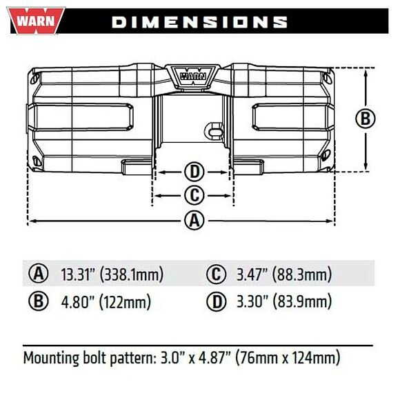 WARN WARN ATV VINSJ AXON 35