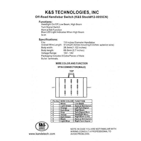 K&S Lysomkobler universal