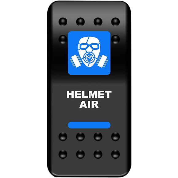 MOOSE Strømbryter dashbord Helmet Air blå