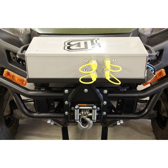 Iron Baltic (IB) Elektrisk hydraulisk kraftpakke ATV Komplett med Plogvinkel & Plogløft