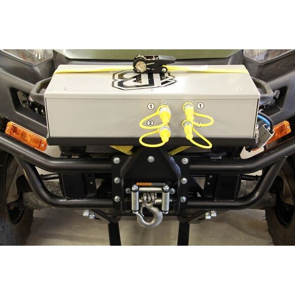 Iron Baltic (IB) Elektrisk hydraulisk kraftpakke ATV Komplett med Plogvinkel & Plogløft