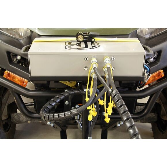 Iron Baltic (IB) Elektrisk hydraulisk kraftpakke ATV Komplett med Plogvinkel & Plogløft