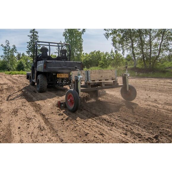 ROUGHWORX ATV Veiskrape/Veisladd 180 cm med elhydraulisk løft
