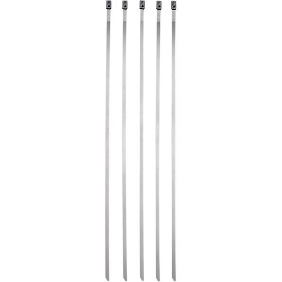 MOOSE Kabelstriper i rustfritt stål 5-pakning, 20 cm