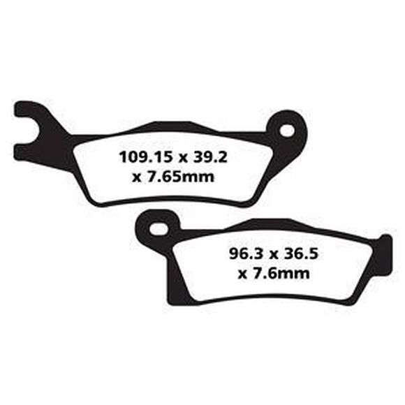 EBC Bremseklosser FA617 Can-Am Høyre Foran / Bak