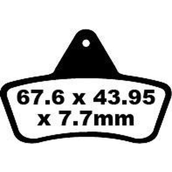 EBC Bremseklosser FA271TT Arctic Cat 250/300/400/500 / 650 H1