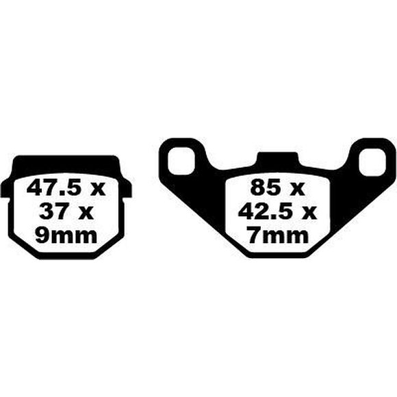 EBC Bremseklosser FA83 Aeon/Polaris/TGB/Yamaha