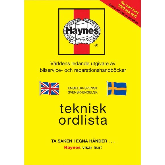 HAYNES HAYNES svensk-engelsk ordliste