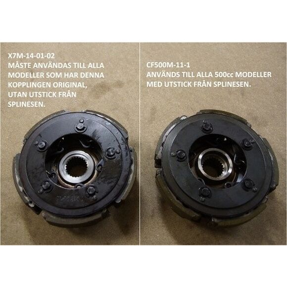 CF MOTO Clutch primærvariator CF Moto/Goes 500/600 – utstikkende splines