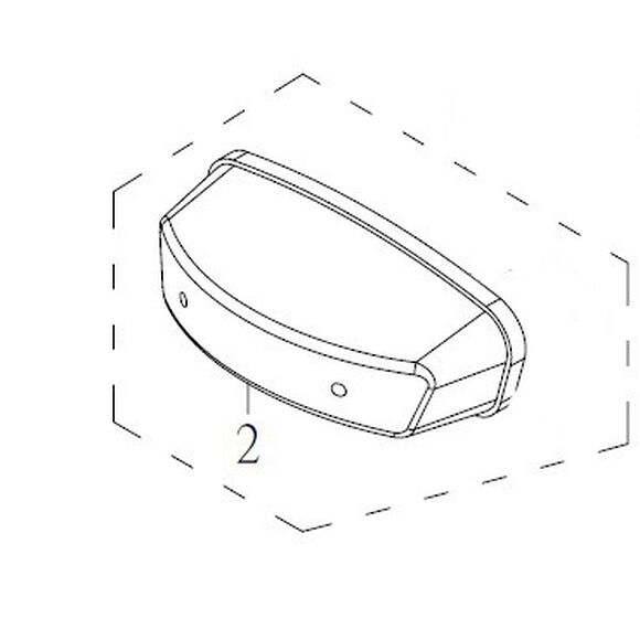 SMC Lyktglass til baklampe SMC Wildcat 500