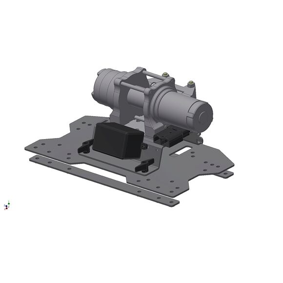 ROUGHWORX ATV-vinsj med hurtigfeste - Roughworx X 3500 S