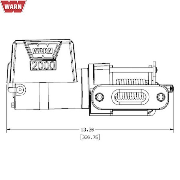 WARN WARN DC 2000 WORKS UTILITY VINSJ 12V