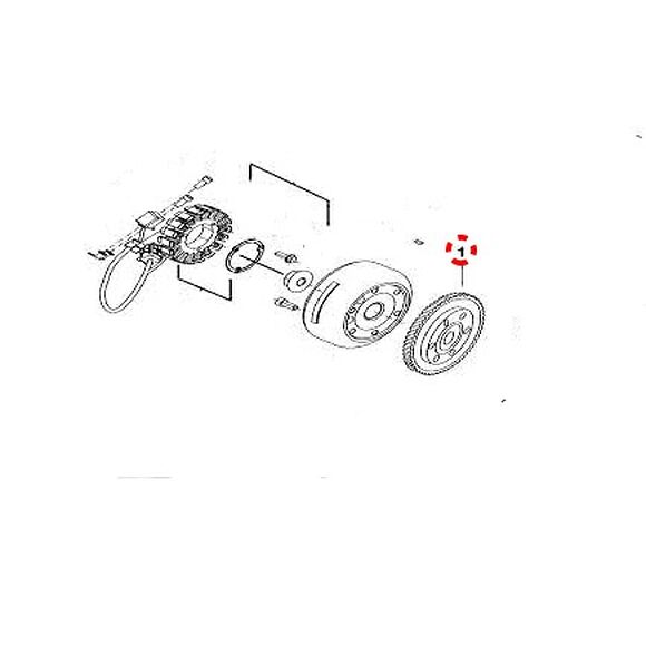 TGB Enveislager til startmotor TGB 500/520/525/550/600