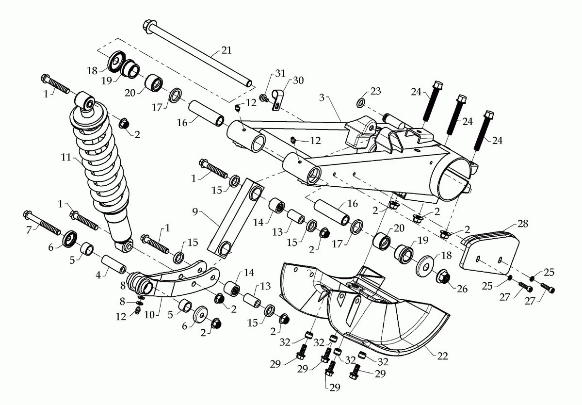 DINLI Avstandsoppheng DINLI 450