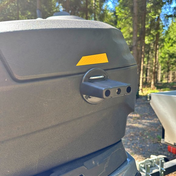 ATV LAB Bensinkanne med hurtigkobling, 5 liter, svart