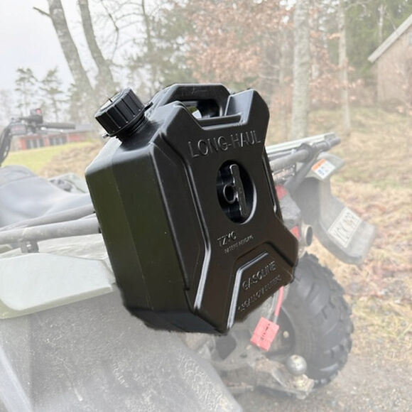 ATV LAB Bensinkanne med hurtigkobling, 5 liter, svart