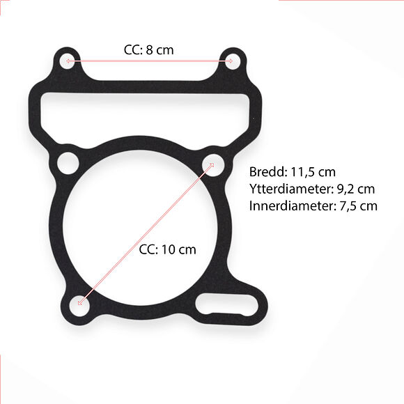 ATV LAB Sylinderfotpakning Linhai 300