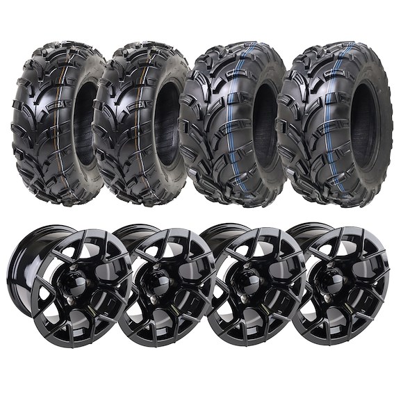 ATV-PRO ATV Hjul 4/110 P373 MudTrail 25x12 OF12 Aluminiumfelg
