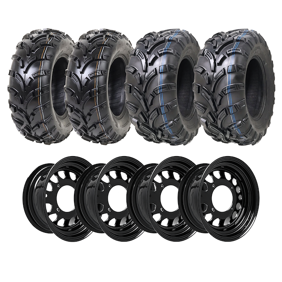 ATV-PRO ATV Hjul Polaris P373 MudTrail 26x12 Stål