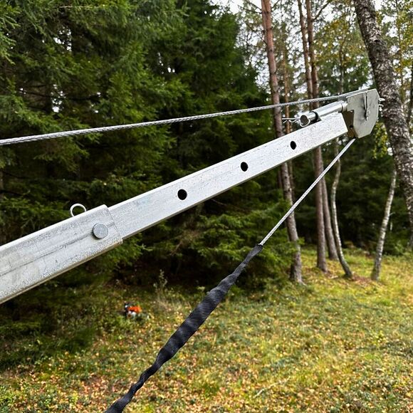 ATV-PRO ATV Tømmerhenger med Kran og Elektrisk Vinsj