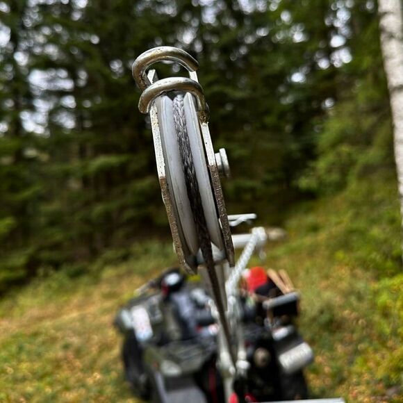 ATV-PRO ATV Tømmerhenger med Kran og Elektrisk Vinsj