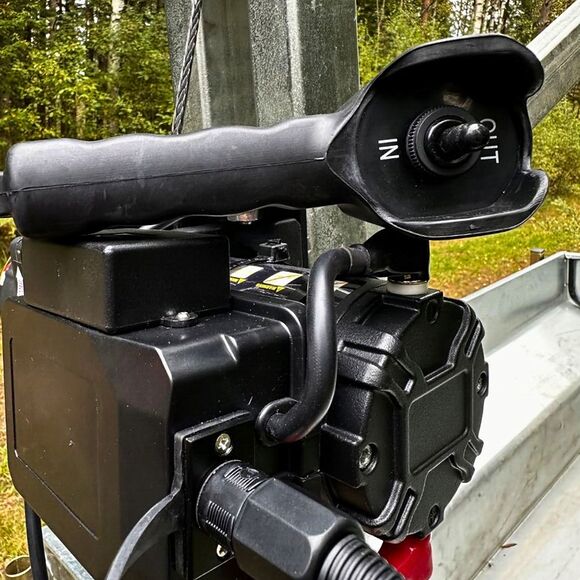 ATV-PRO ATV Tømmerhenger med Kran og Elektrisk Vinsj