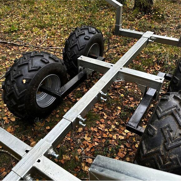 ATV-PRO ATV Tømmerhenger med Kran og Elektrisk Vinsj